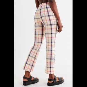 Urban Outfitters plaid flare pants